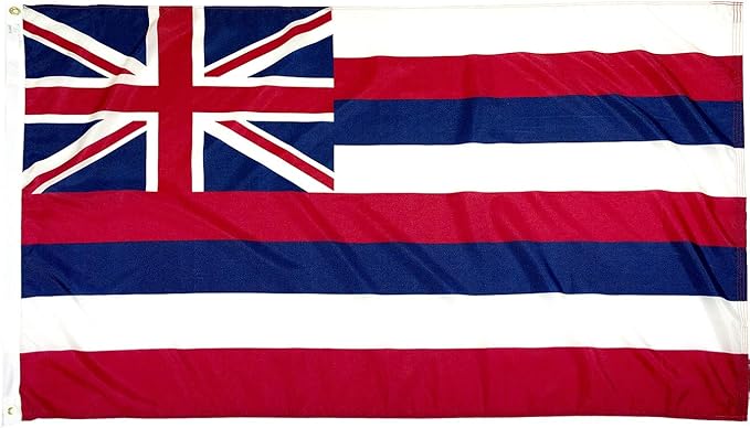 FlagSource Hawaii Nylon State Flag, Made in the USA, 3x5'