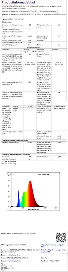 15M/49.2ft 24V COB LED Strip Light Waterproof IP65 Cool White 6000K Uniform Glow 5760LEDs CRI 93+ Flexible LED Tape Lights for DIY Cabinet Bedroom Kitchen Home Decor(No Power Supply)