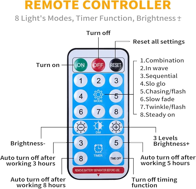 32.8 * 6.56FT Large Size Solar Curtain Lights Outdoor, 8 Modes Outdoor Solar String Icicle Lights, Solar Garden Christmas Lights Decortions for Patio, Gazebo, Eaves, Fence, Tree, Porch (Warm White)