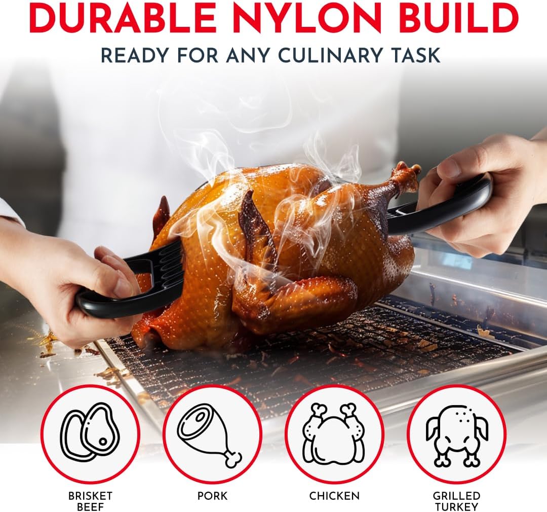 Premium Meat Shredder Claws - BBQ Accessories Gifts for Men Dad Birthday, Bear Claw for Shredding Meat - Claws for Pulled Pork, Chicken Shredder Tool - Perfect for BBQ Grilling Accessories