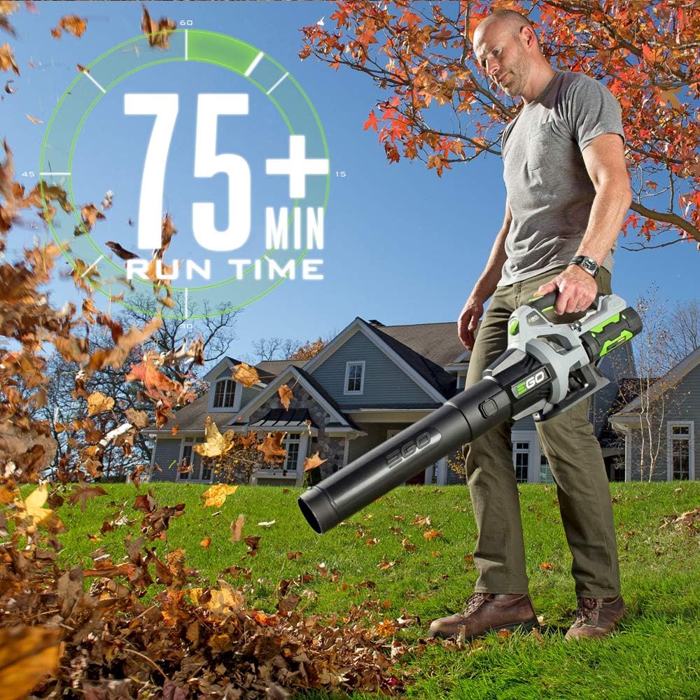 EGO POWER+ Combo, Cordless Trimmer and Blower, 15" Trimmer for Weeds and Grass with Rapid Reload and Cordless Electric 530 CFM Blower, Includes 56V 2.5Ah Battery and Charger - ST1502LB