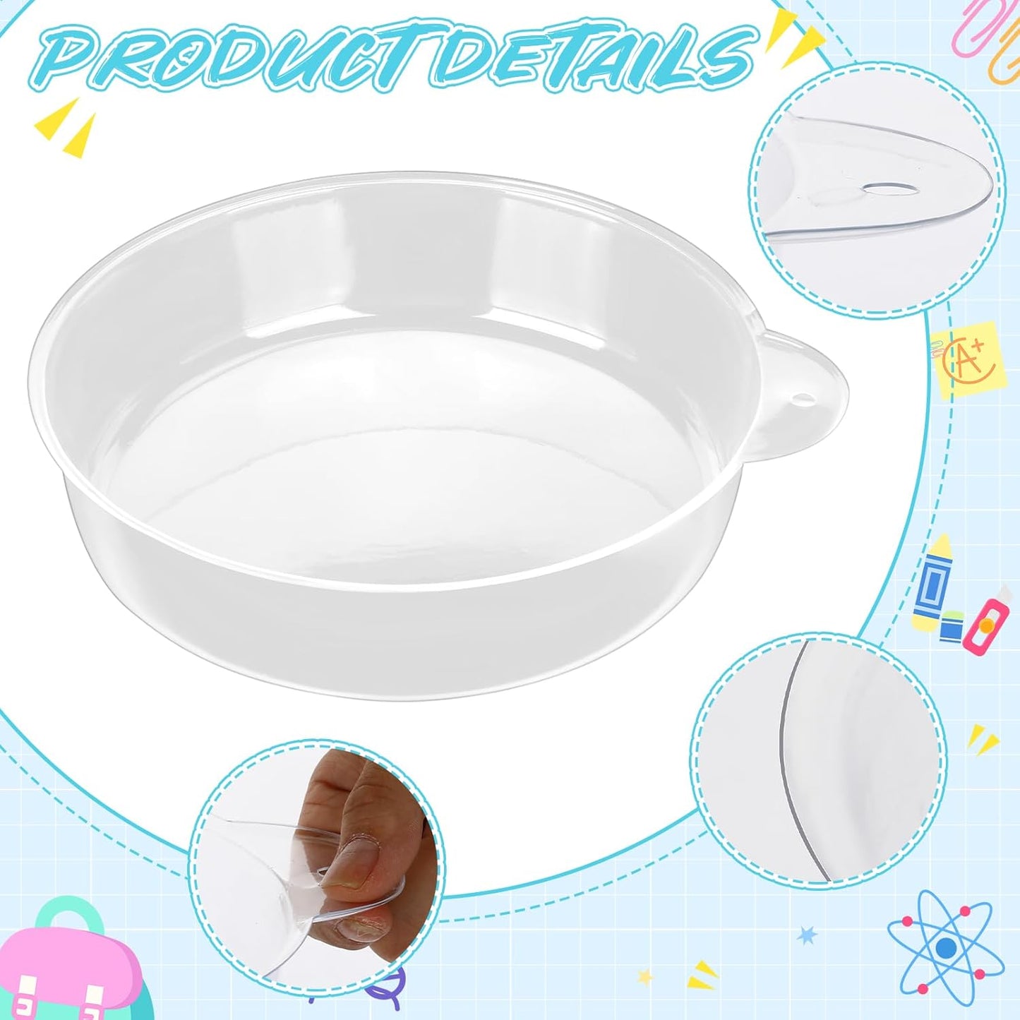 24 Pcs Stepping Stone Kit Includes Round Concrete Mold, Mosaic Tiles and Carving Tools, DIY Craft Handmade Stepping Stone Kit for Kids, Family, Garden Outdoor Decor (No Concrete Mix)