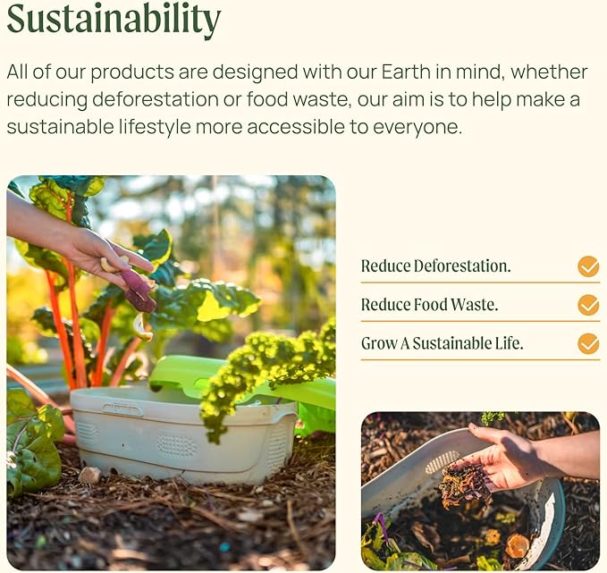 Vego garden 17" Tall 42" Round Raised Garden Bed Metal Raised Bed Planter Box for Vegetables Flowers Patio, Modern Gray