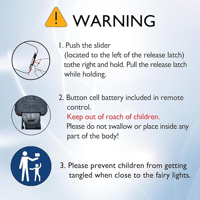 Homemory 4 Pack 20 Ft 60 LED Multicolor Fairy Lights Battery Operated Christmas Lights with Remote, Waterproof 8 Modes Firefly Twinkle String Lights for Party Bedroom Wedding Decorations