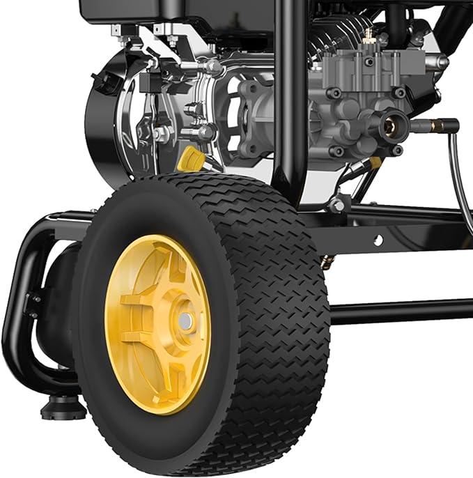 Heavy-Duty Gas Pressure Washer, 3500Psi at 2.6Gpm Power Washer,Portable, 30feet Pressure Hose,Industrial Style,Axial Cam Pump, for Siding, Driveway, House, Car, RV, Paint Preparation etc