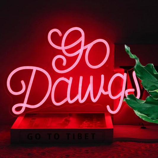 American Football Neon Sign Football Led Neon Light University Fans Rugby Game Neon LED Sign Red Letters Neon Light Up Sign for Bedroom Game Room Man Cave Party Decor Football Fans Gifts