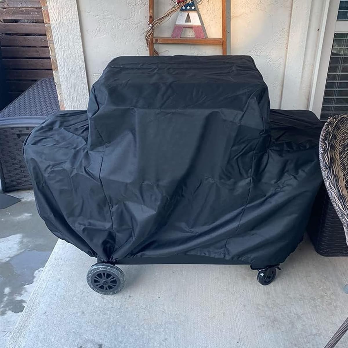 Grill Cover for Pit Boss 2-Burner Ultimate Lift-Off Griddle Grill PB2BGD2, Outdoor Grill Cover for Pit Boss Sierra Griddle 2B Ultimate Griddle, Waterproof UV Resistant Pit Boss Cover