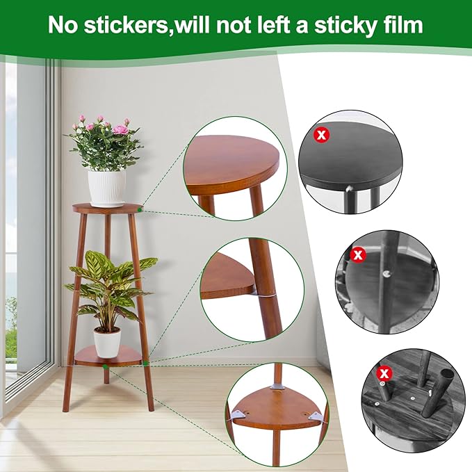 Plant Stand Indoor Tall,2 Tier Convertible Wooden Flower Stand,Planter Stand,Multi-purpose Plant Shelf Indoor for Living Room Balcony Garden Patio Office,Walnut