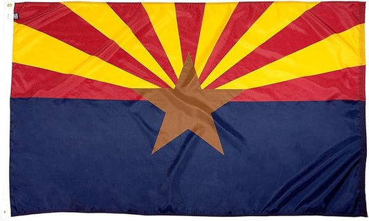 FlagSource Arizona Nylon State Flag, Made in the USA, 3x5'