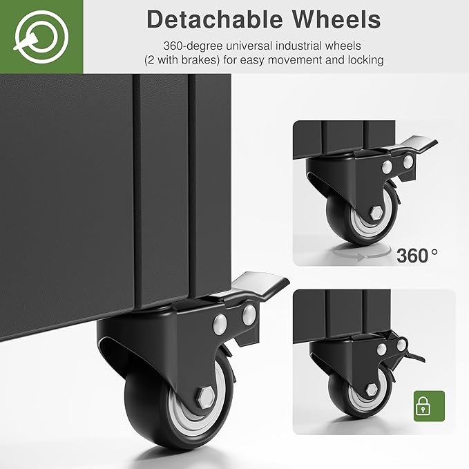 Casaphoria Metal Raised Garden Bed with Trellis and Wheels, 72"x35"x16" Arched Planter Box for Climbing Plants, Vegetables & Vines, Features Drainage Holes and Privacy Screen (Black-Star)