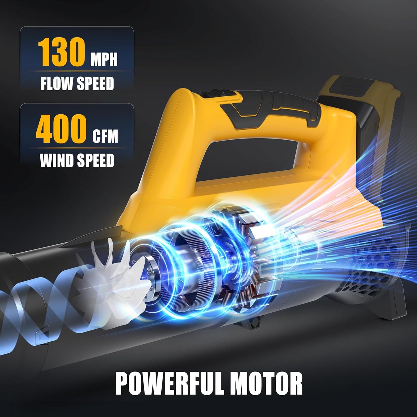 Houselife Cordless Hedge Trimmer and Leaf Blower Combo Compatible with Dewalt 20V Max Battery (Tool Only), 18'' Battery Powered Hedge Trimmers and Electric Leaf Blowers Lawn Care, Yard, Garden