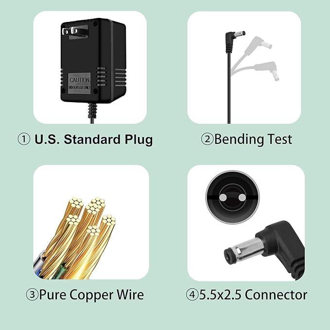 24V Power Supply for Rachio Smart Sprinkler Controller, AC to AC Wall Adapter Transformer, Indoor Irrigation System Controller Accessories Power Adapter