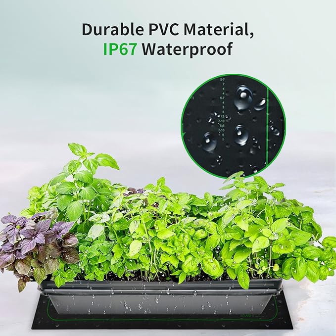 20"x 20" Seedling Heat Mat with Digital Thermostat Combo Set,ETL Certified and Durable Waterproof Warm Hydroponic Heat Mat for Germination,Indoor Gardening,Brewing and Greenhouses
