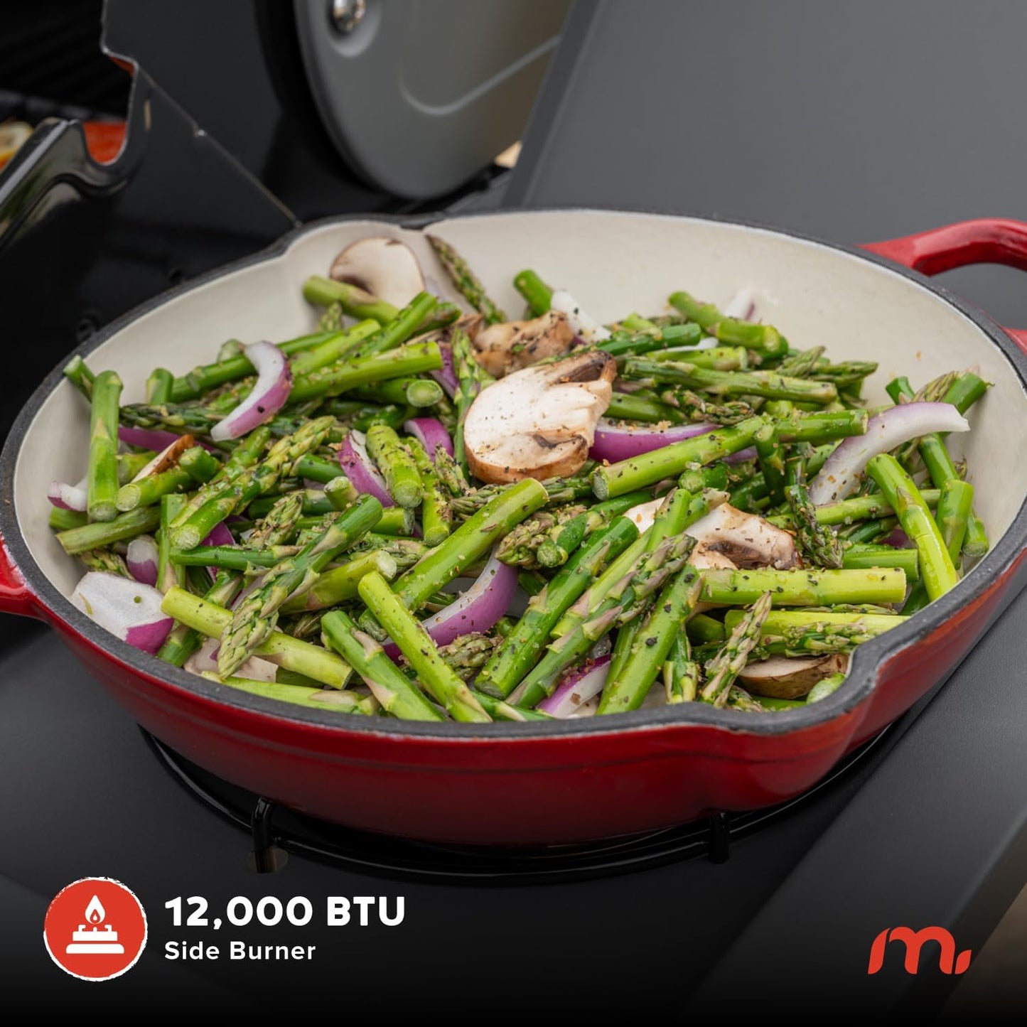 5-Burner Gas Grill with Side Burner, 66,000 BTUs, 753 SQ. In. Cooking Area, 2 Wheel Transport, Propane BBQ Grill with for Outdoor Cooking, Patios, and More - 720-1095