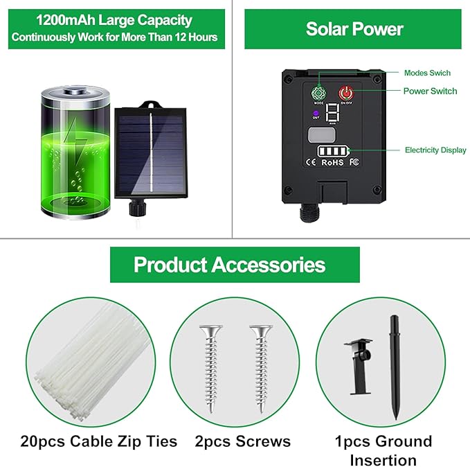 300 LED Solar Rope Lights Outdoor 99 FT Bright Solar Garden String Lights Durable 8 Modes Outdoor Fairy Lights Waterproof Solar Garden Decorative Lights (300LED, Blue)