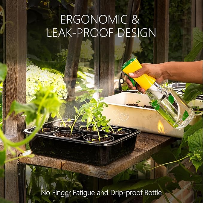 FLAIROSOL BOTANICA Plant Mister Water Spray Bottle, 24 oz 700 ML Mist Sprayer for Plants, Continuous Ultra Fine Mister Spray Bottle - Leak Proof - for Flowers, Gardening, Houseplants