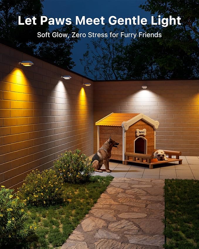 Color Changing Solar Gutter Lights Outdoor Waterproof 12 LED Clip On Gutters Light for Rainspout, Fence, Rail, Wall, Deck, Garden, Yard, Garage, Patio, Pool, Decoration to Create Memorable Moments