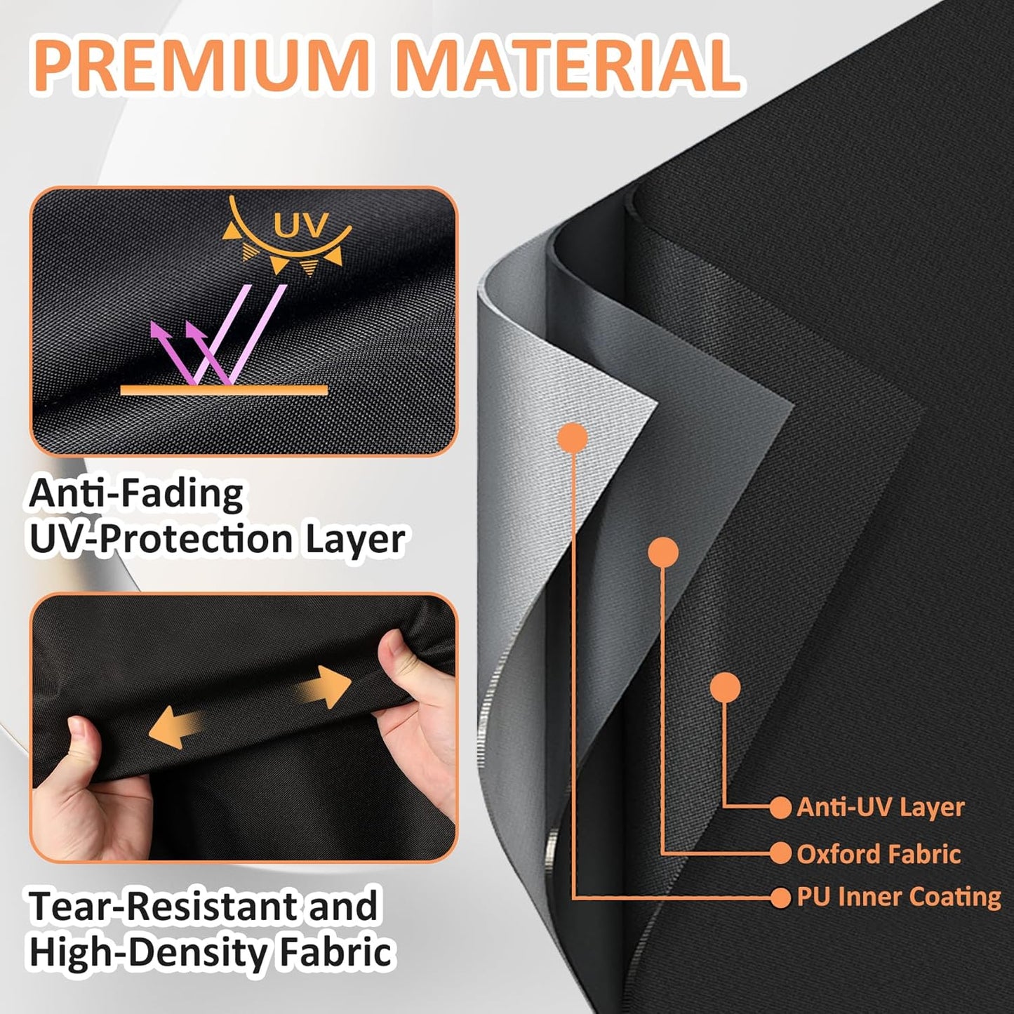 Grill Cover for Pit Boss 4-Burner Ultimate Lift-Off Griddle, Waterproof UV Resistant PitBoss Cover, Outdoor Grill Cover for Pit Boss Sierra 4B Ultimate Griddle