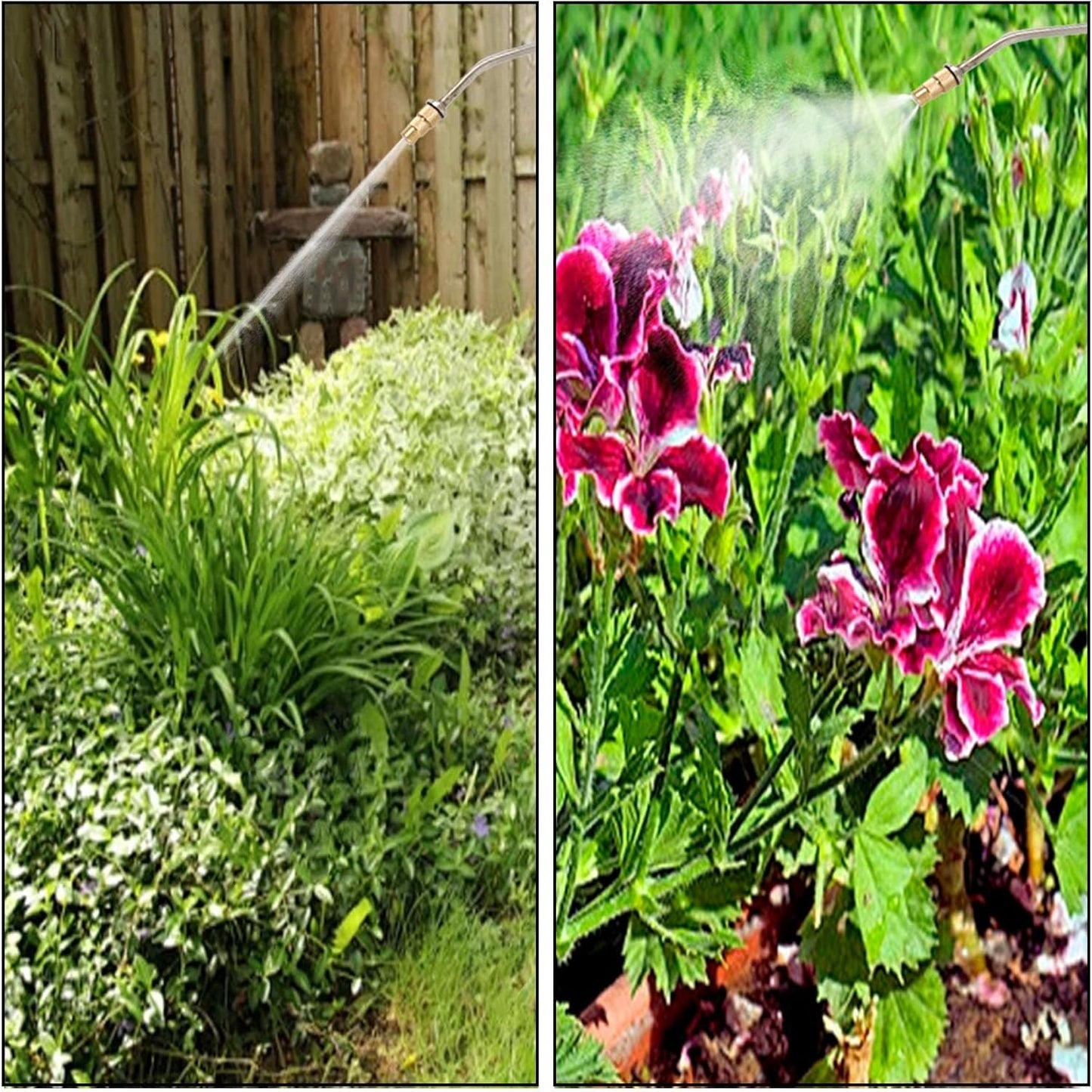 Hand Pump Sprayer Stainless Steel Sprayer for Indoor and Outdoor 3 Gallon Sprayer 20 in Wand 3 FT Hose