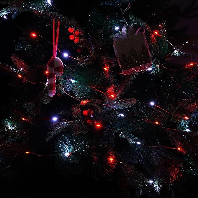 RGB Color Changing 33Ft 100LED Easter Fairy Lights Battery Operated, Waterproof String Lights USB Powered With Timer for Indoor & Outdoor,16 Colors and Multicolor for Girl's bedroom Christmas decor