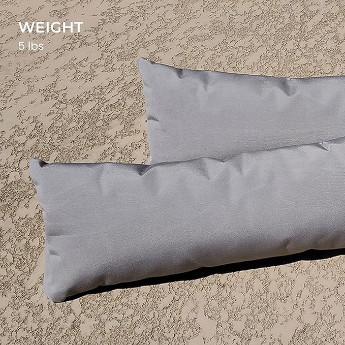 Aqua Outdoors in-Pool DEEP Ledge Chaise Set - Two Chaises - Two Headrest Pillows - Chaise Risers and One Large in Pool Side Table - for ledges 9"-14" inches Deep (White Granite-Navy)