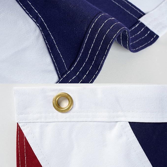 Homissor British Flag 2x3 Union Jack England Flags Embroidered Sewn Stripes United Kingdom UK Flag Heavy Duty Outdoor