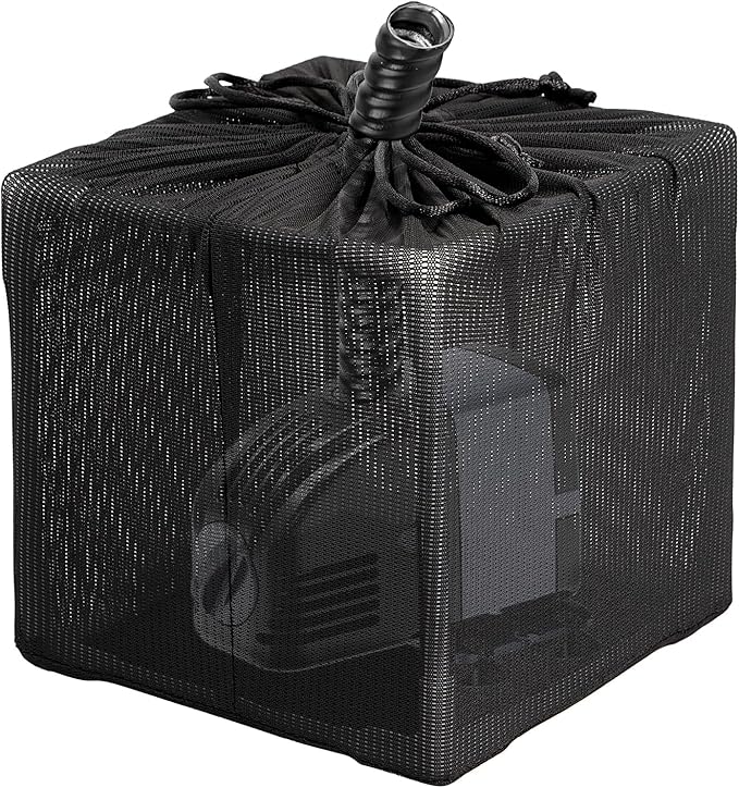 Fineday Pond Filter, Anti-Clogging Cube Outdoor Mesh Water Pump Barrier Bag Box Basket (5 inch)