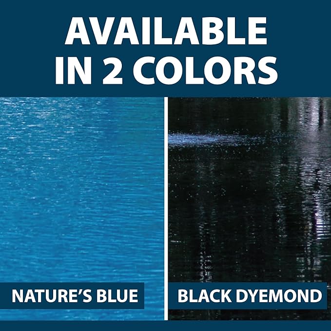 Airmax Pond Dye Packets Black DyeMond Colorant for Large Pond & Lake, Beneficial UV Blocking Color Concentrate, Maintain Clean & Clear Pond, Fish, Bird & Animal Safe, Easy Treatment, 2 Soluble Packets