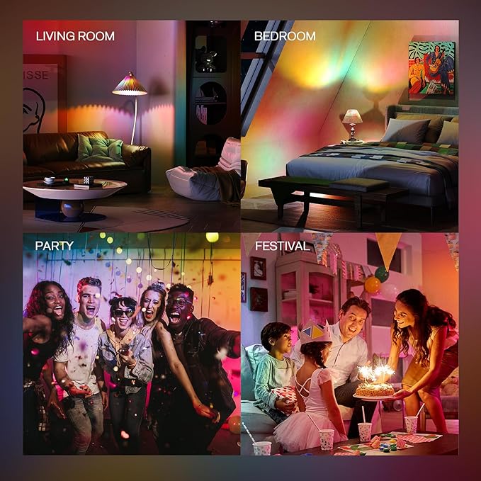 Hompavo Upgraded Dimmable LED Stained Glass Light Bulb, Hand-Painted Colorful E26 G95 3.5W, for Party, Halloween, Christmas, Home, Room, Garden, Balcony Decoration, 1 Pack