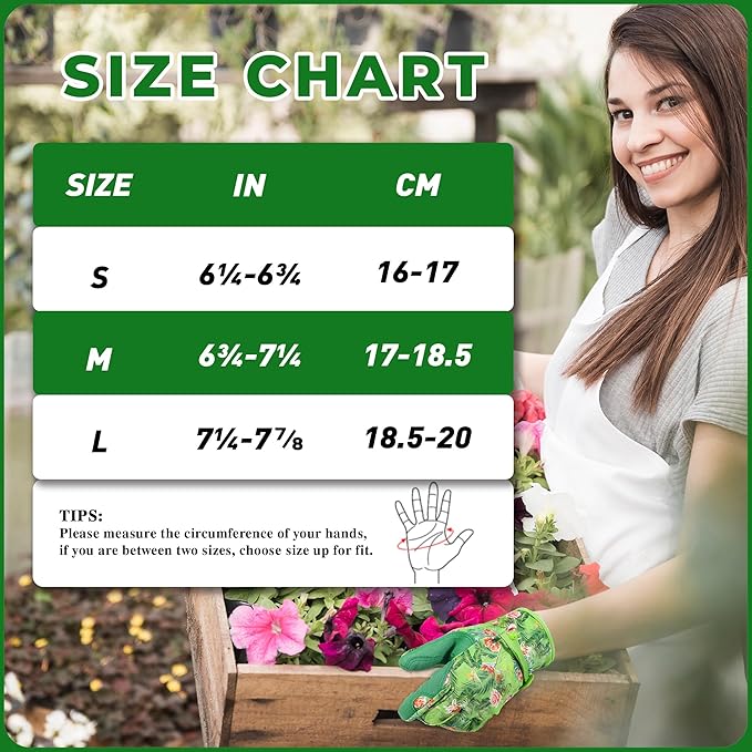 HANDLANDY Women Safety Work Gloves Utility Touch Screen Working Grip Glove for Yardwork Gardening Breathable Mechanic Gloves