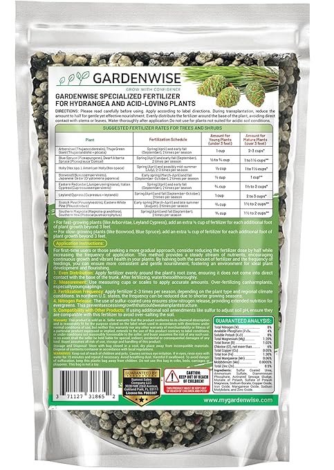 Evergreen Fertilizer – All-Purpose Granular Plant Food for Outdoor Trees and Shrubs, Azaleas, Magnolias, Pines & Arborvitae – Slow-Release Formula (1 Quart)