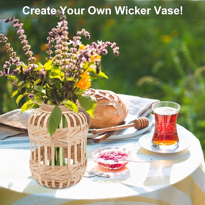 Solar Rattan Light - Outdoor Waterproof Solar Lanterns for Garden, Yard, Patio, Porch, Trees, Lawn, Pathway