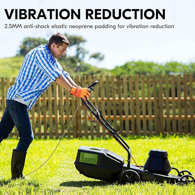 Vgo... 1-Pair Gardening Gloves Men, Safety Work Gloves, Puncture-proof, Thornproof, Touchscreen (SL7475)