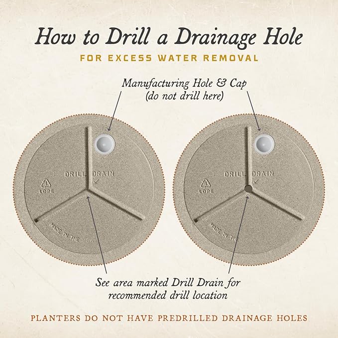 ARBORA 26" Santorini Bowl Polyresin Indoor and Outdoor Planter with Stone Blend Concrete Gray Finish - Durable, Weatherproof, Lightweight, Large Plant Pot for Patio, Garden, Deck, Entryway
