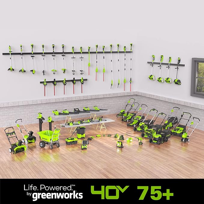 Greenworks 40V 21" Brushless Cordless (Self-Propelled) Lawn Mower (75+ Compatible Tools), 5.0Ah Battery and Charger Included