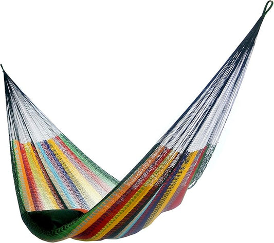Hammocks Rada - Fits 12.5 to 13 Feet - Matrimonial Size - Finest Hammock - Very Fresh and Comfortable - Original Mayan Hammock