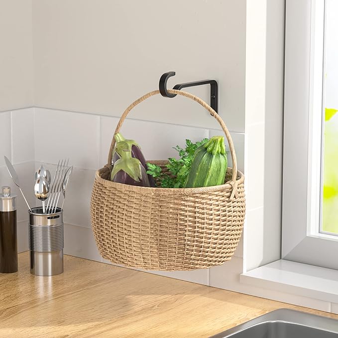 5.7 Inch 2 Pack Heavy Duty Outdoor Plant Hangers for Hanging Baskets, Iron Hanging Plant Brackets for Hanging Plants Outside, Metal Plant Hooks Plant Wall Hooks for Hanging Lantern, Bird Feeder