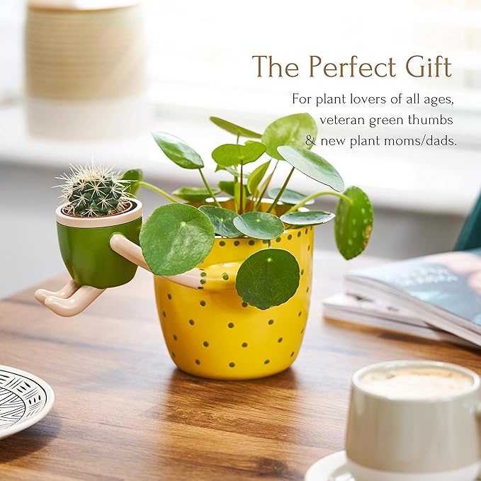 VIRTUNE Planter, Light Yellow