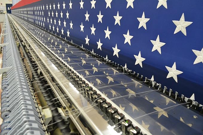 FlagSource FMAA Certified PolyExtra Polyester American Flag with Embroidered Stars and Sewn Stripes, Made in the USA, 30x60'