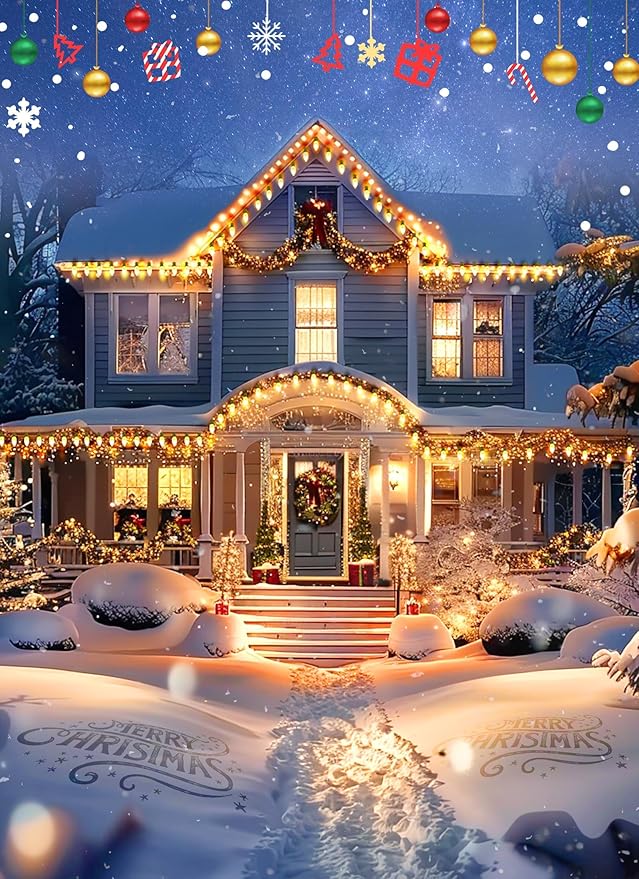 C7 LED Lights Warm White Christmas Lights Outdoor, 100FT C7 Christmas String Lights with 100 Plastic Bulbs, Traditional Hanging Holiday Lights for Christmas Tree Patio Fence Roofline Xmas Decorations