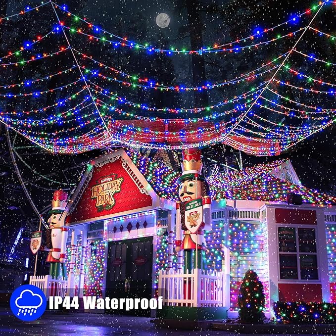 66ft Easter Lights Outdoor Waterproof, 200 LED Pastel Lights for Easter Clear Wire with 8 Modes, Plug in Pastel Fairy String Light for Indoor Outdoor Tree Spring Home Party Garden Decorations