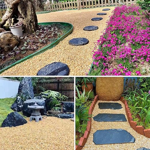 5lbs Peach Pebbles for Plants, 3/8inch Small Rocks for Succulent Cactus Plants, Natural Polished Pebbles, River Rocks for Plants, Vases, Garden