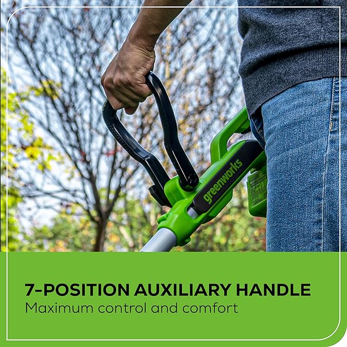 Greenworks 40V 13-Inch Cordless String Trimmer / Edger (Gen 2), Battery and Charger Not Included