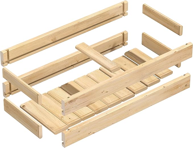 Greenes Fence Cedar Wood Planter Box with Wall Mount Brackets, 32" x 11" x 7" - Made in USA with North American Cedar
