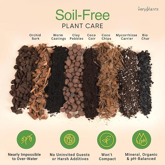 Molly's Aroid Mix - Premium Soilless Chunky Potting Mix for Tropical and Indoor Plants - Contains Orchiata Bark, Coco Chips, Worm Castings, Horticultural Charcoal, Mycorrhizae 10 Dry Quarts