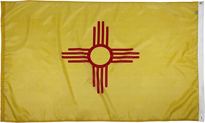 FlagSource New Mexico Nylon State Flag, Made in the USA, 3x5'