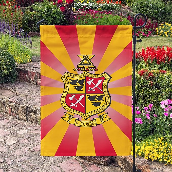 Delta Chi Licensed Flag Garden Flag Banner Yard Decor Outdoor Decoration (Delta Chi #3)
